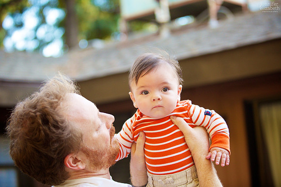 Baby Ian's Lifestyle Family Session in Visalia