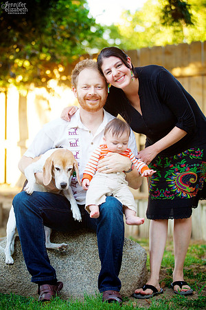 Baby Ian's Lifestyle Family Session in Visalia