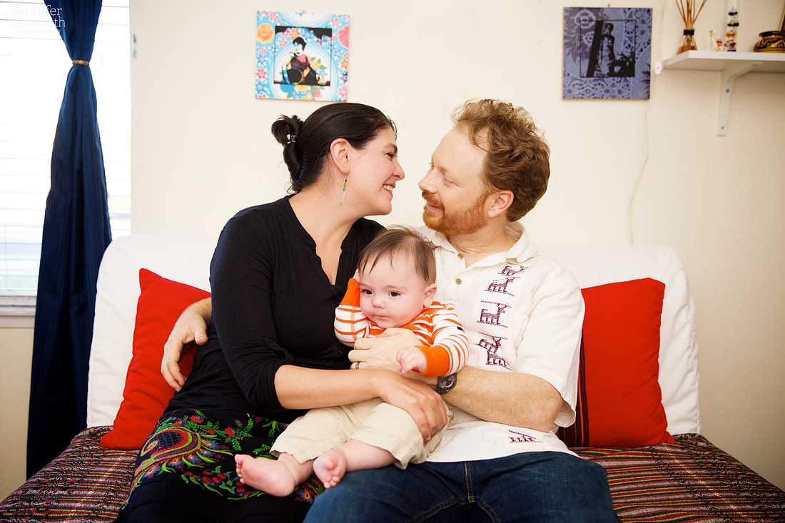 Baby Ian's Lifestyle Family Session in Visalia