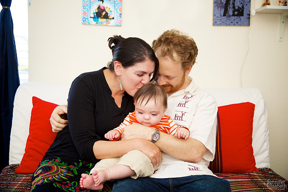 Baby Ian's Lifestyle Family Session in Visalia