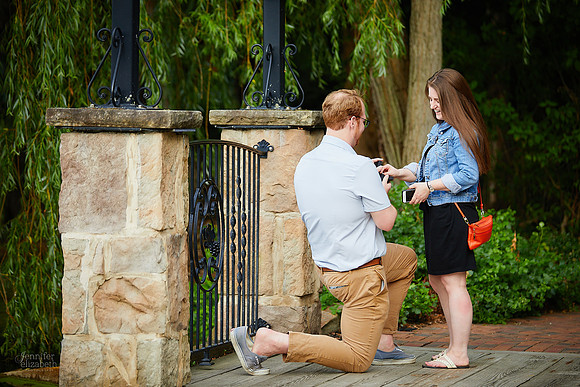 Kristina and Tom: Proposal and Engagement at Gervasi Vineyard in Canton