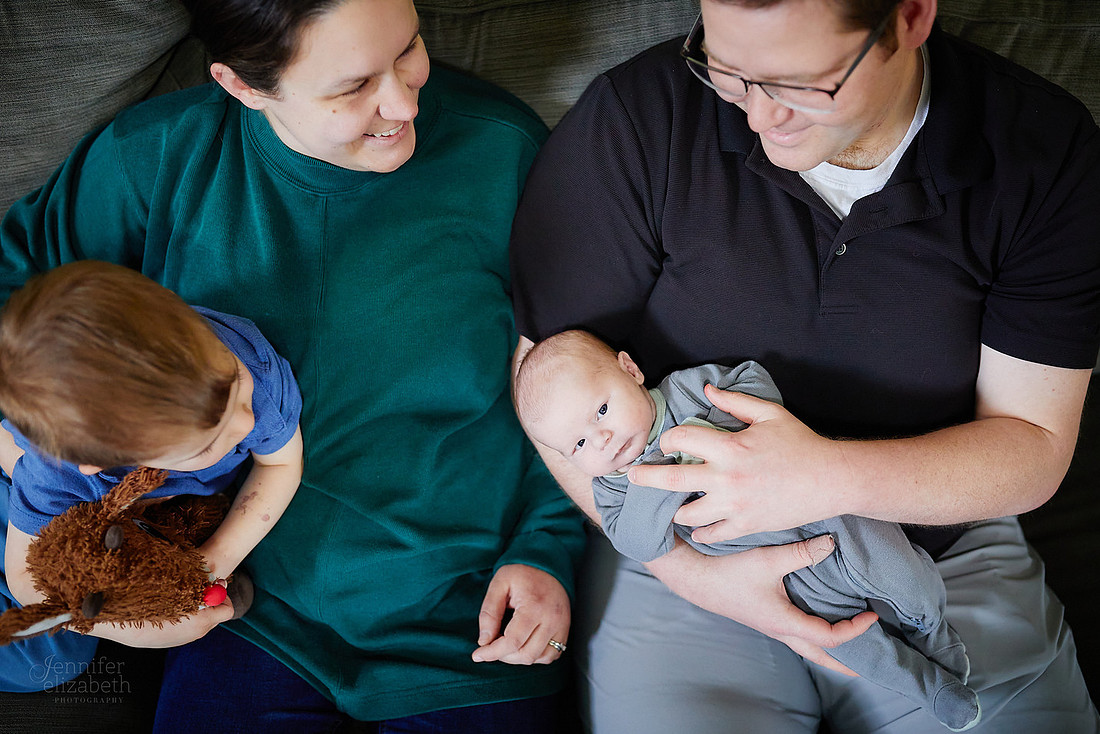 Baby Charlie: Lifestyle Newborn Session in Twinsburg, Ohio