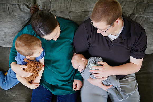 Baby Charlie: Lifestyle Newborn Session in Twinsburg, Ohio