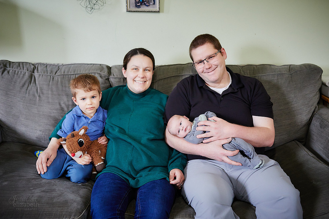 Baby Charlie: Lifestyle Newborn Session in Twinsburg, Ohio