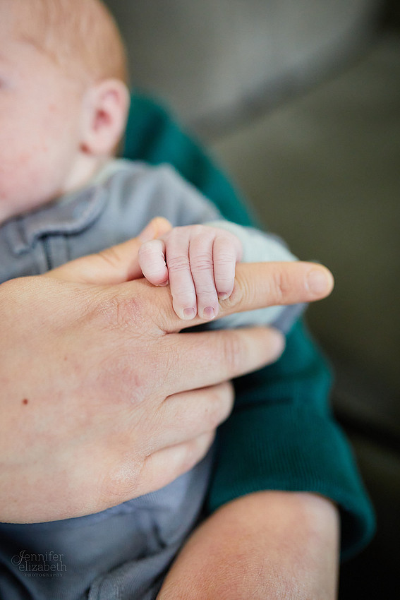 Baby Charlie: Lifestyle Newborn Session in Twinsburg, Ohio