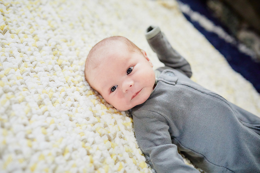 Baby Charlie: Lifestyle Newborn Session in Twinsburg, Ohio