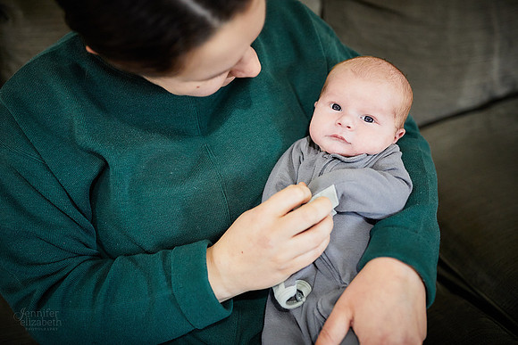 Baby Charlie: Lifestyle Newborn Session in Twinsburg, Ohio