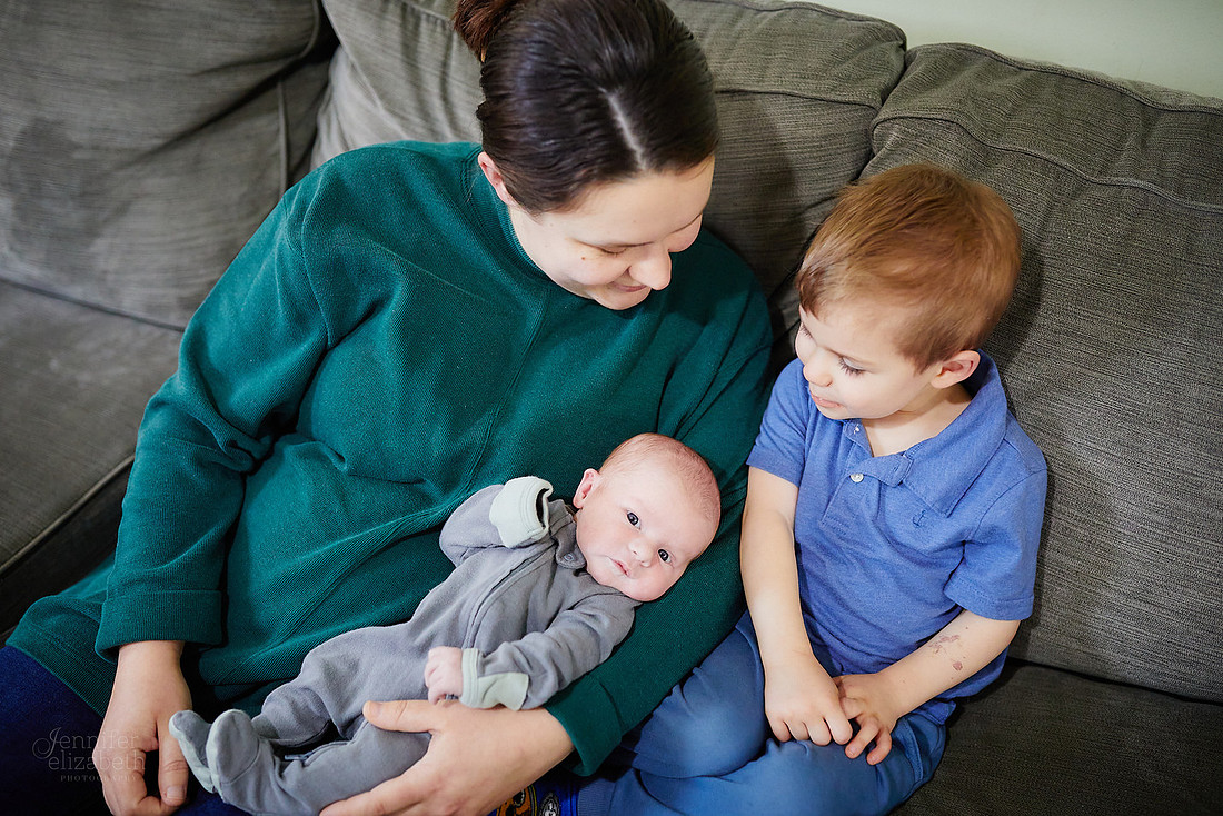Baby Charlie: Lifestyle Newborn Session in Twinsburg, Ohio
