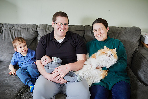 Baby Charlie: Lifestyle Newborn Session in Twinsburg, Ohio