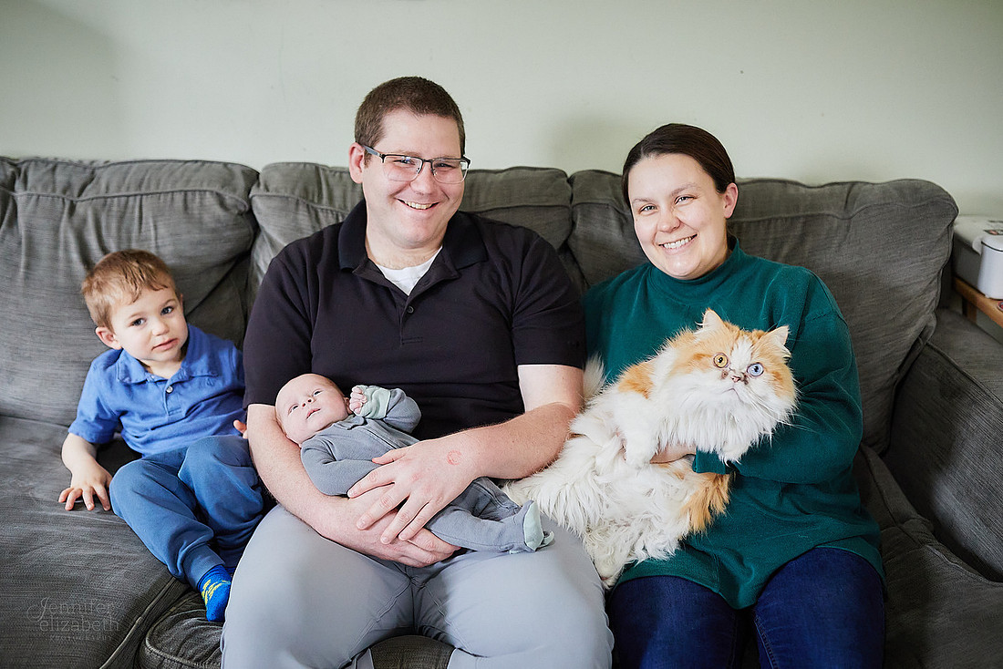 Baby Charlie: Lifestyle Newborn Session in Twinsburg, Ohio
