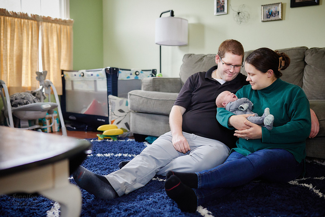Baby Charlie: Lifestyle Newborn Session in Twinsburg, Ohio
