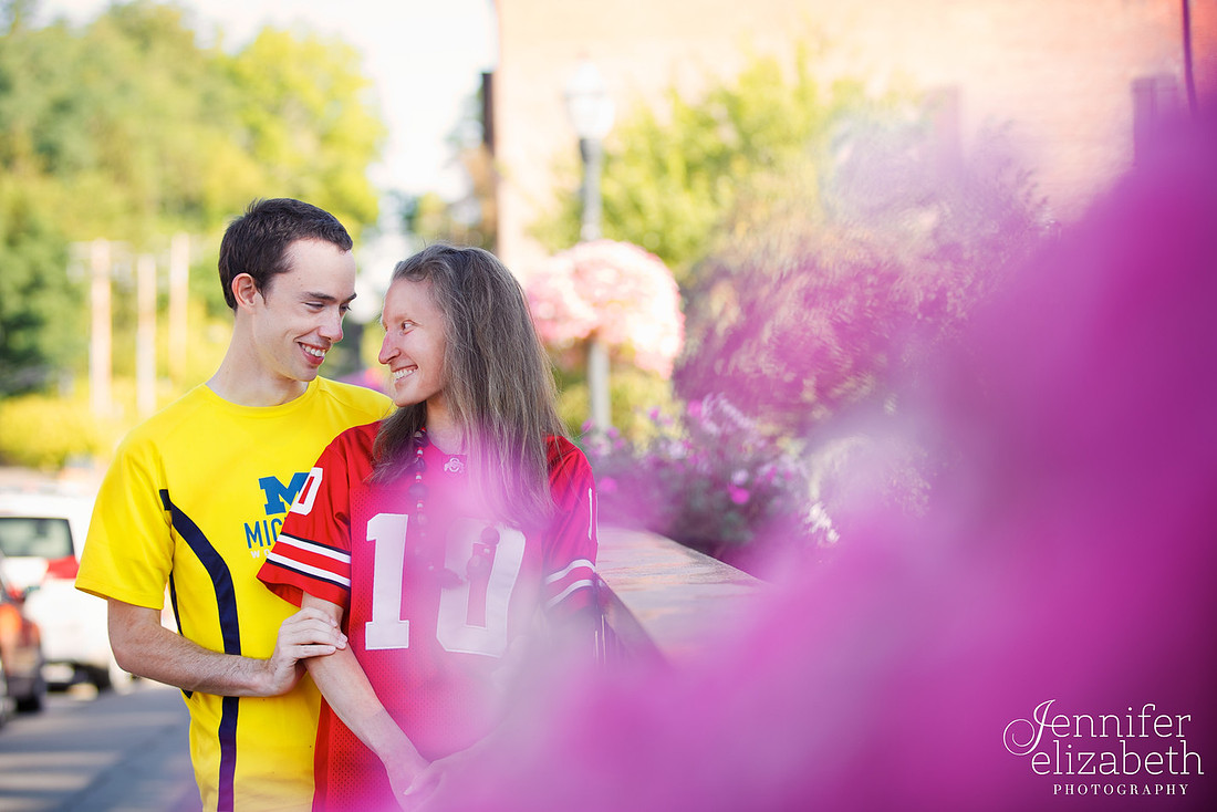 Bethany & Brett: Engagement Session in Chagrin Falls, Ohio