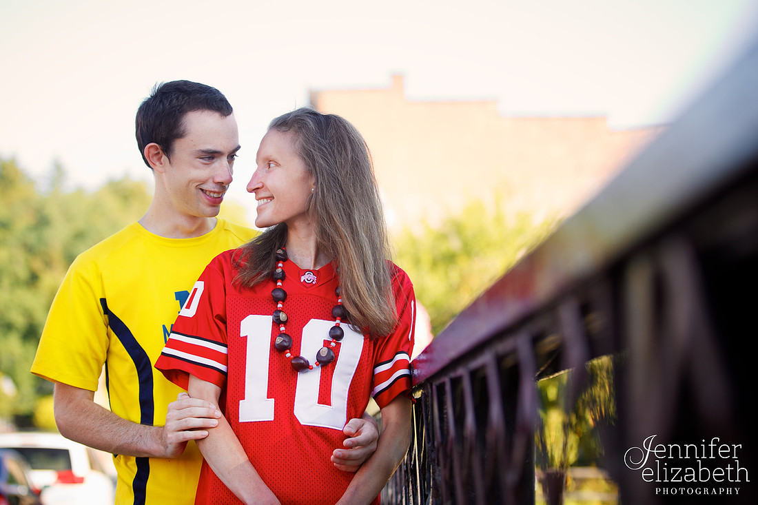 Bethany & Brett: Engagement Session in Chagrin Falls, Ohio