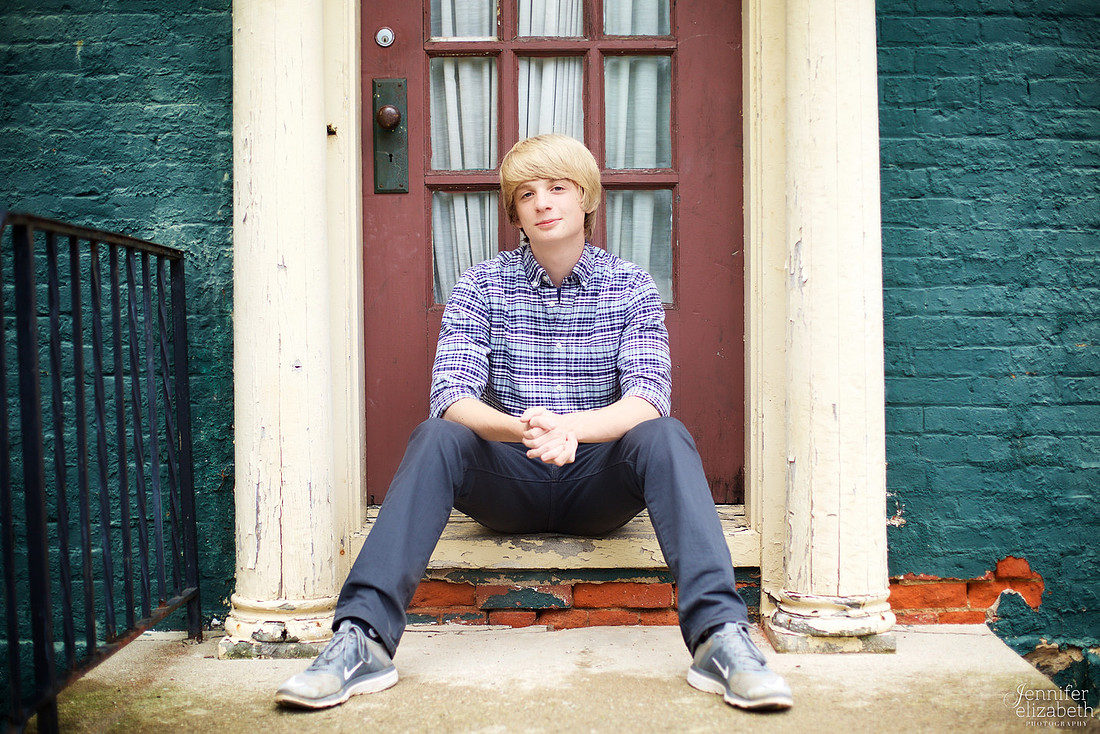 Sam: Senior Portrait Session in Worthington, Ohio