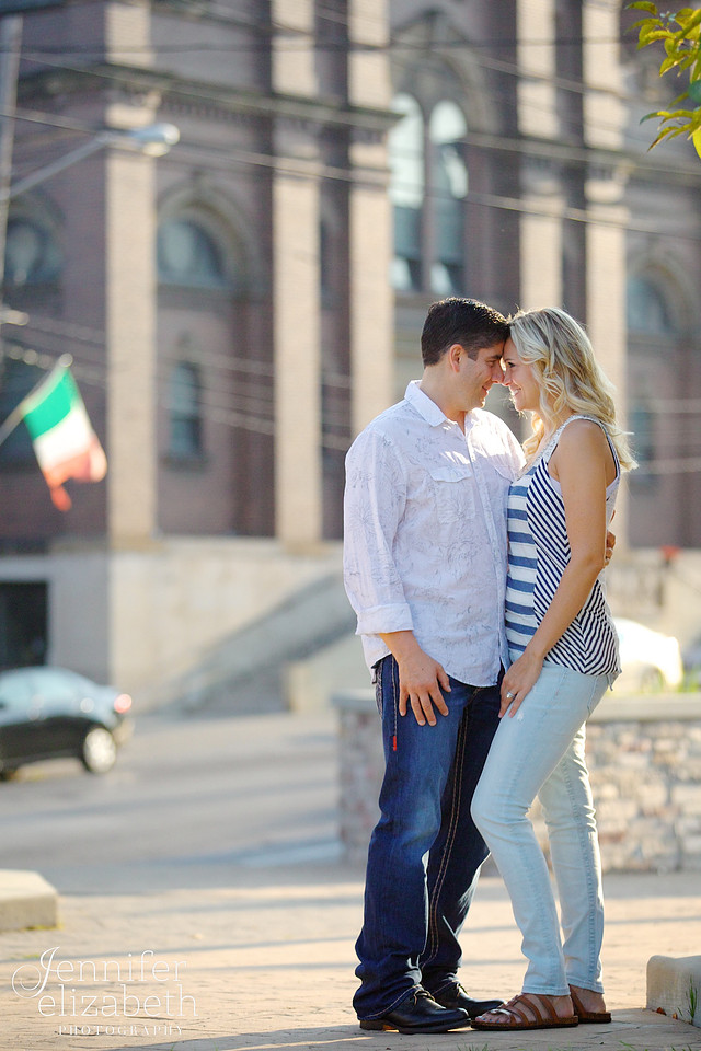 Kim & Anthony Portrait Session in Little Italy, Cleveland