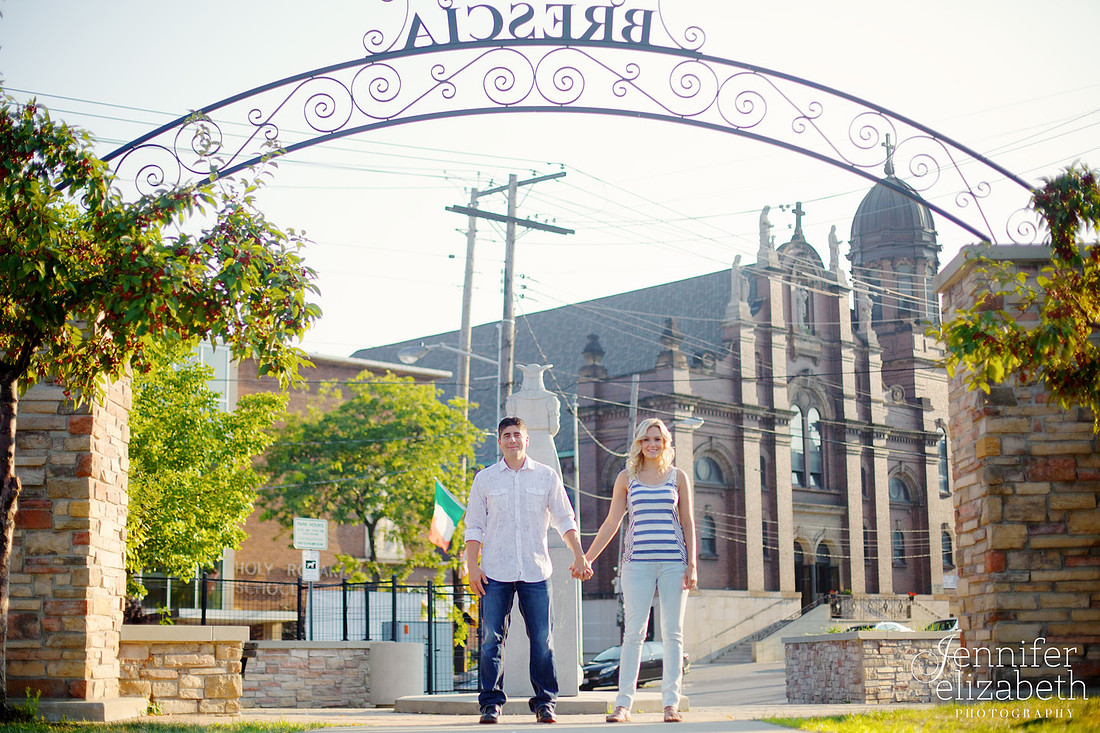 Kim & Anthony Portrait Session in Little Italy, Cleveland