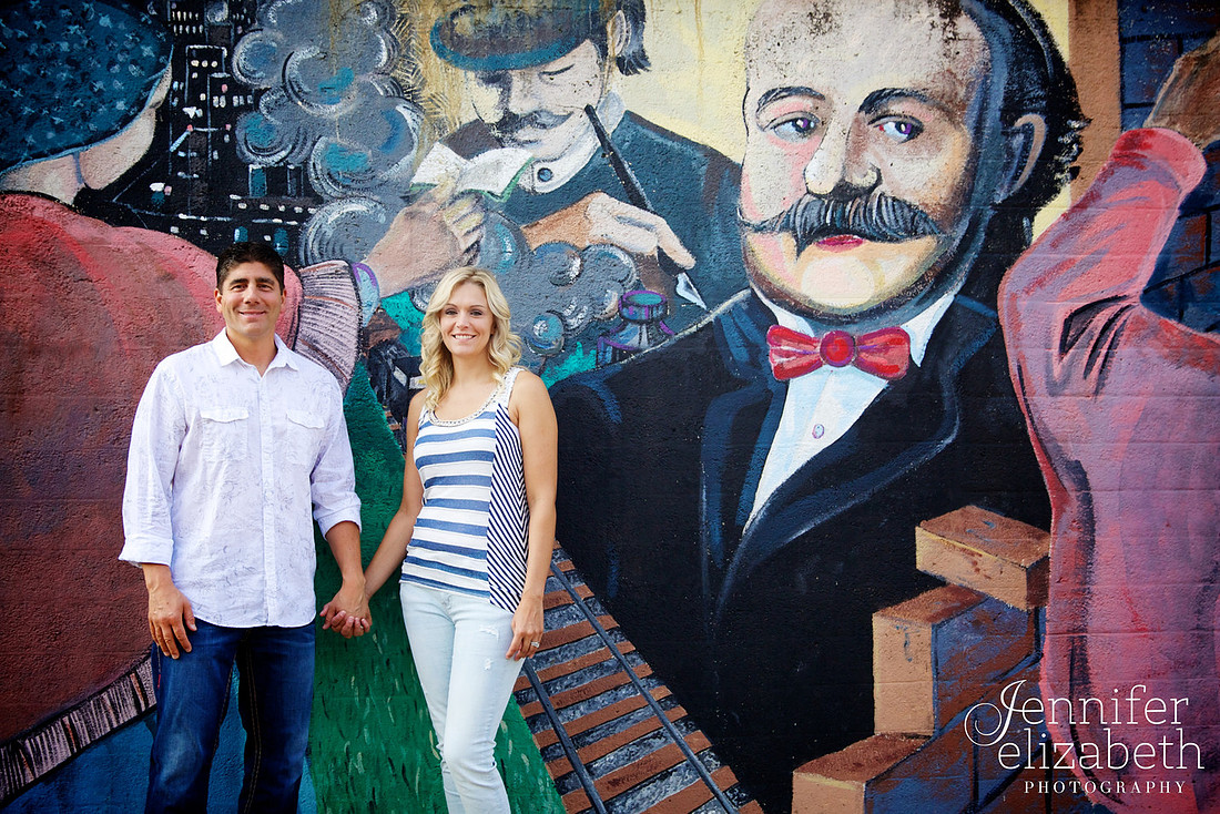 Kim & Anthony Portrait Session in Little Italy, Cleveland