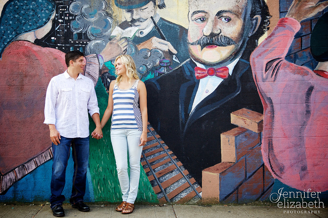 Kim & Anthony Portrait Session in Little Italy, Cleveland