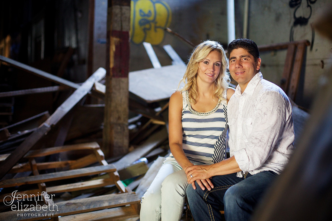 Kim & Anthony Portrait Session in Little Italy, Cleveland