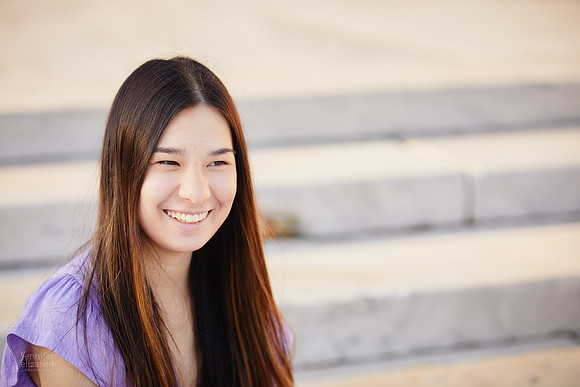 Christina: Senior Portrait Session at the Cleveland Museum of Art and Wade Lagoon