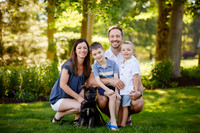 The S Family: Backyard Portrait Session in Solon