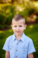 The S Family: Backyard Portrait Session in Solon