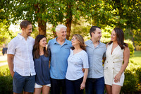 The S Family: Backyard Portrait Session in Solon