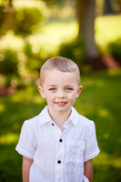 The S Family: Backyard Portrait Session in Solon