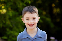 The S Family: Backyard Portrait Session in Solon