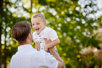 The S Family: Backyard Portrait Session in Solon