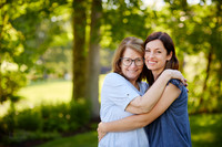 The S Family: Backyard Portrait Session in Solon