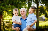 The S Family: Backyard Portrait Session in Solon
