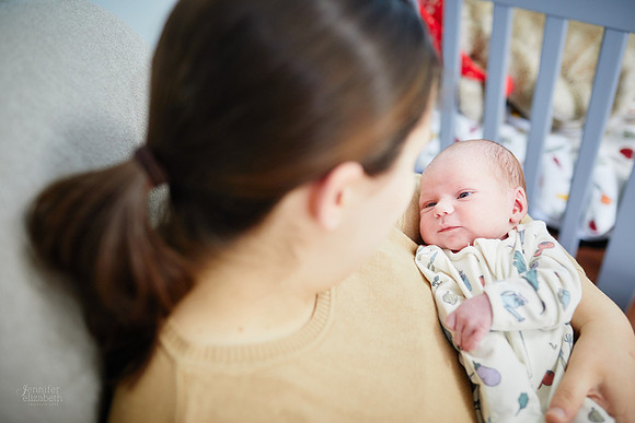 Baby Theodore: Lifestyle Newborn Session in Twinsburg