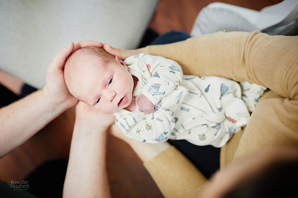 Baby Theodore: Lifestyle Newborn Session in Twinsburg