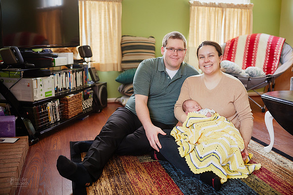 Baby Theodore: Lifestyle Newborn Session in Twinsburg