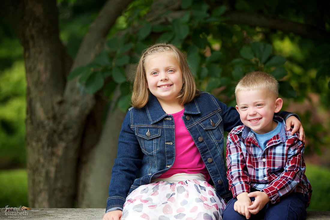 The D Family: Family Portrait Session in Jeffrey Park in Bexley, Ohio