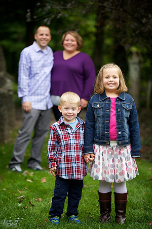 The D Family: Family Portrait Session in Jeffrey Park in Bexley, Ohio