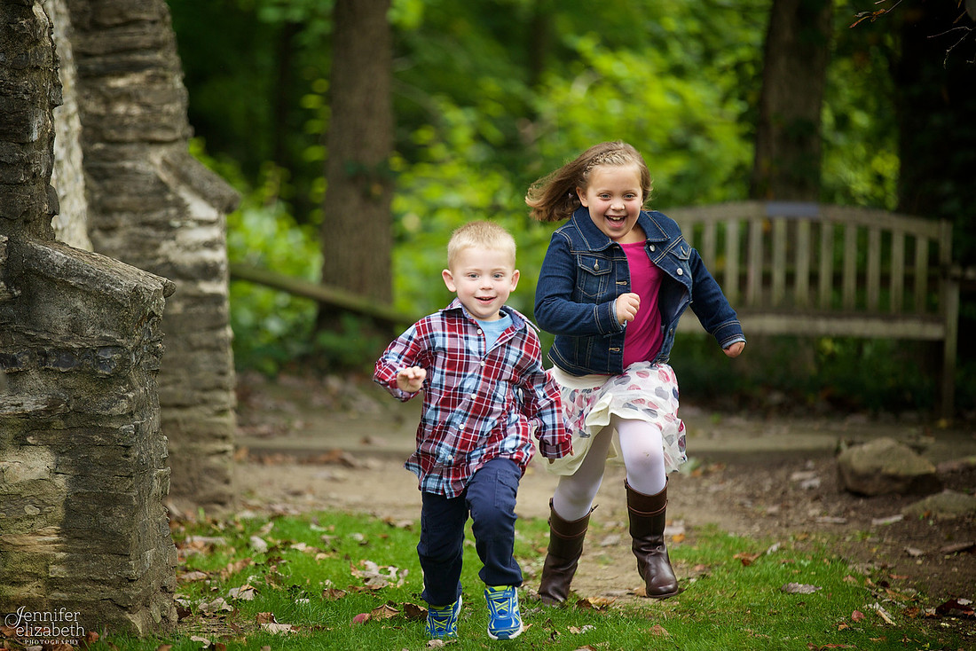 The D Family: Family Portrait Session in Jeffrey Park in Bexley, Ohio
