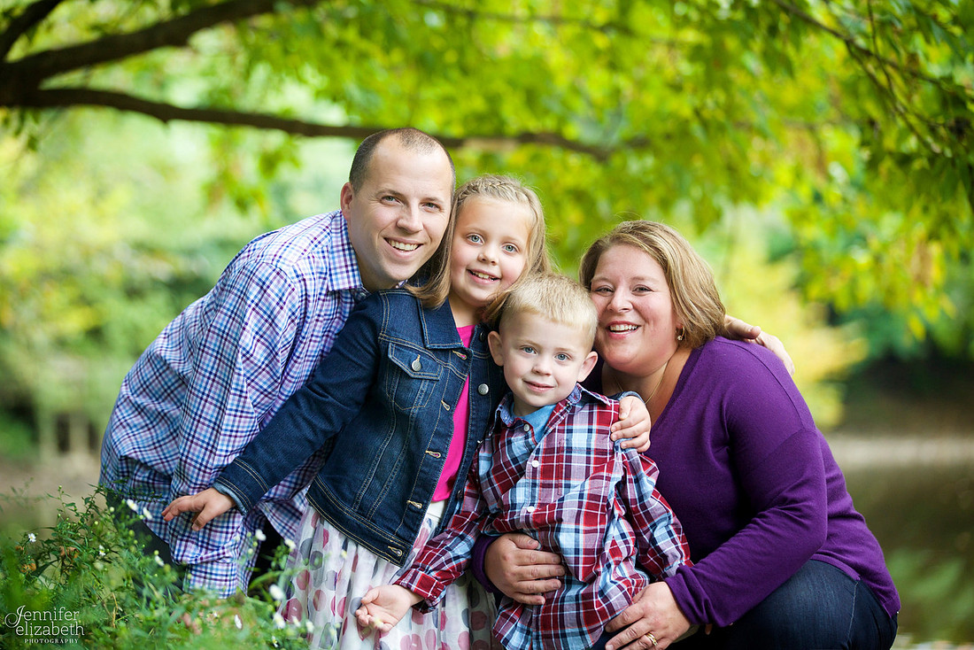 The D Family: Family Portrait Session in Jeffrey Park in Bexley, Ohio