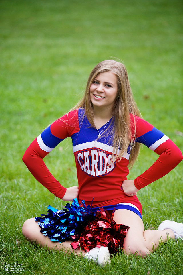 Olesya's Senior Session in Jeffrey Park in Bexley, Ohio