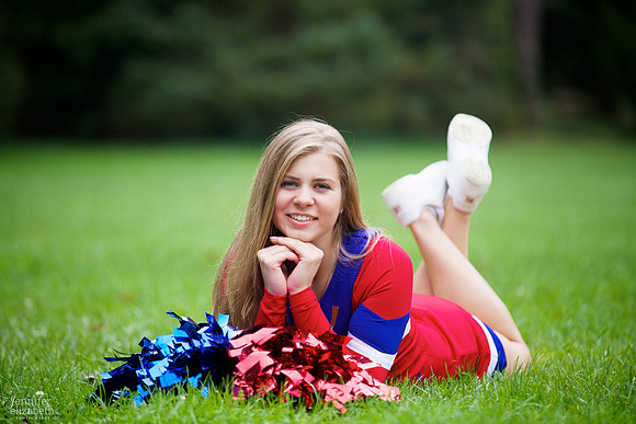 Olesya's Senior Session in Jeffrey Park in Bexley, Ohio