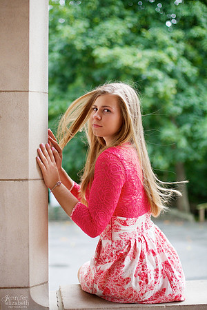 Olesya's Senior Session in Jeffrey Park in Bexley, Ohio