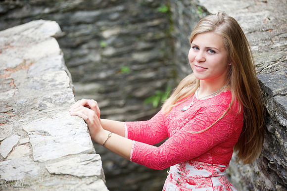 Olesya's Senior Session in Jeffrey Park in Bexley, Ohio