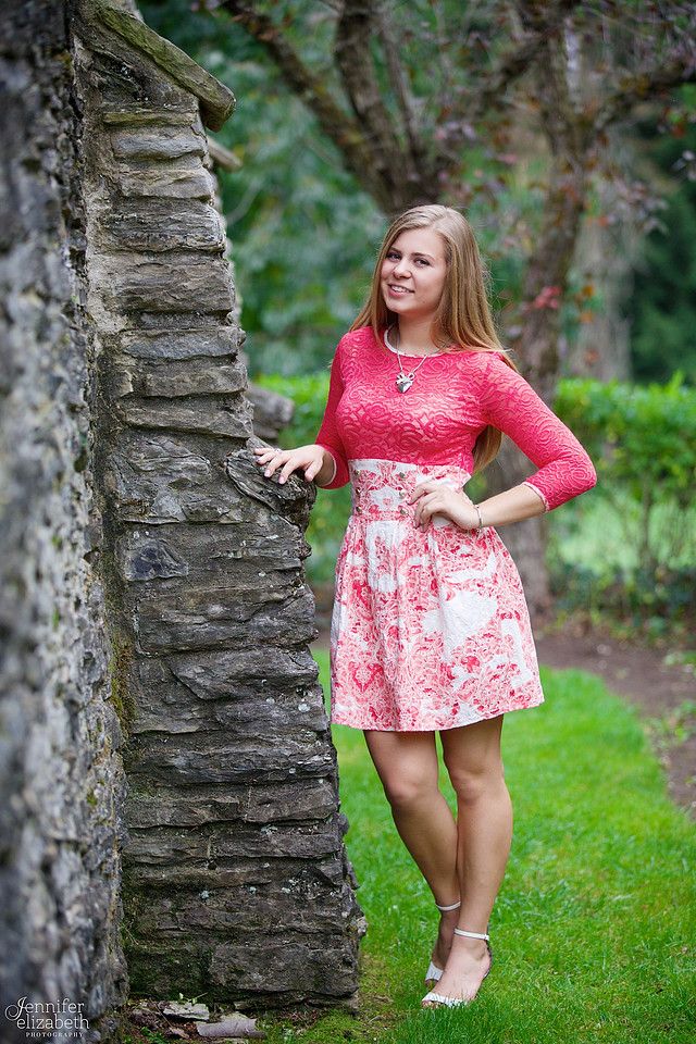 Olesya's Senior Session in Jeffrey Park in Bexley, Ohio