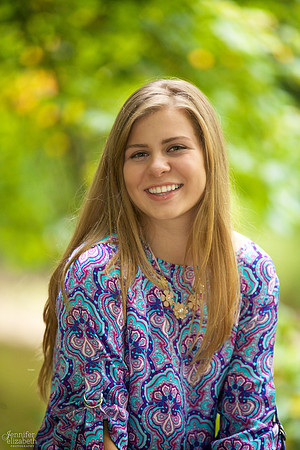 Olesya's Senior Session in Jeffrey Park in Bexley, Ohio
