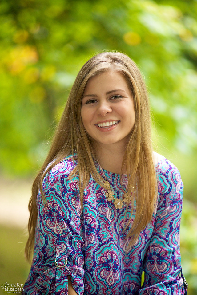 Olesya's Senior Session in Jeffrey Park in Bexley, Ohio