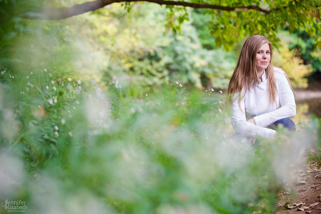 Olesya's Senior Session in Jeffrey Park in Bexley, Ohio