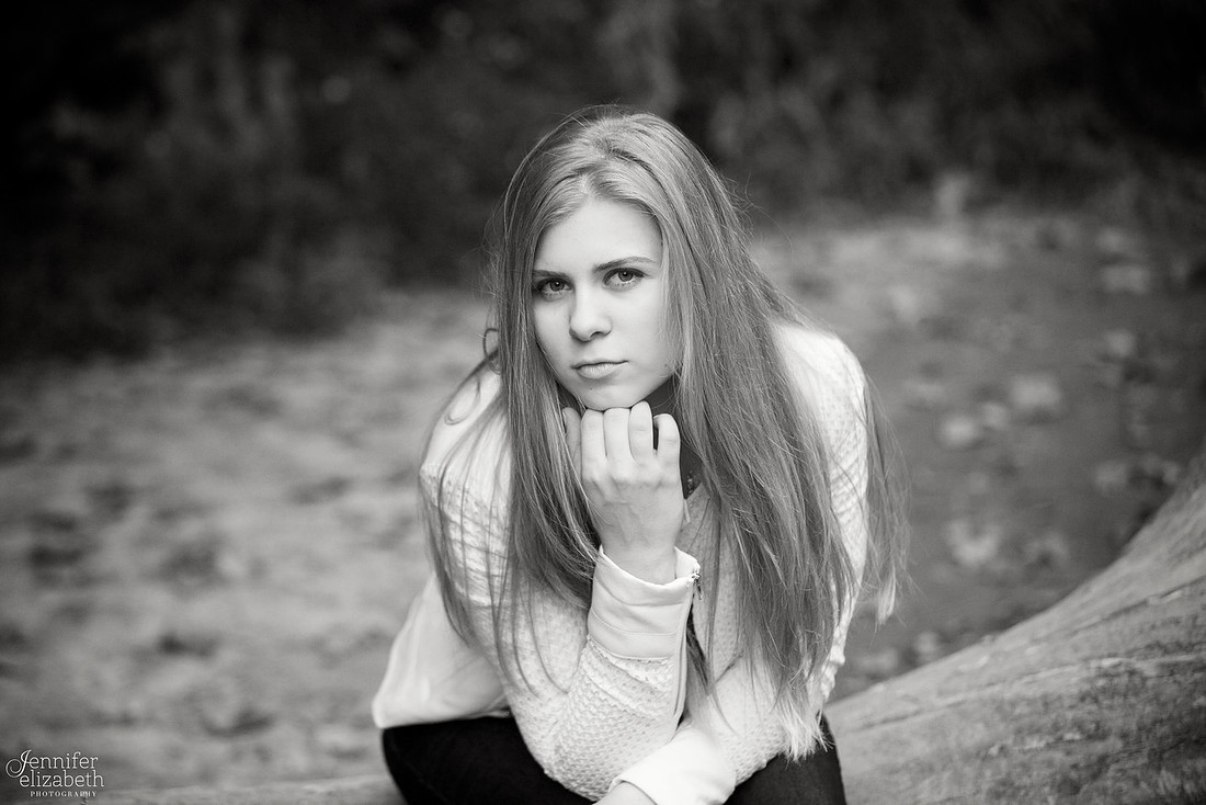 Olesya's Senior Session in Jeffrey Park in Bexley, Ohio