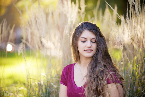 Lily' Senior Session in Goodale Park and the Short North