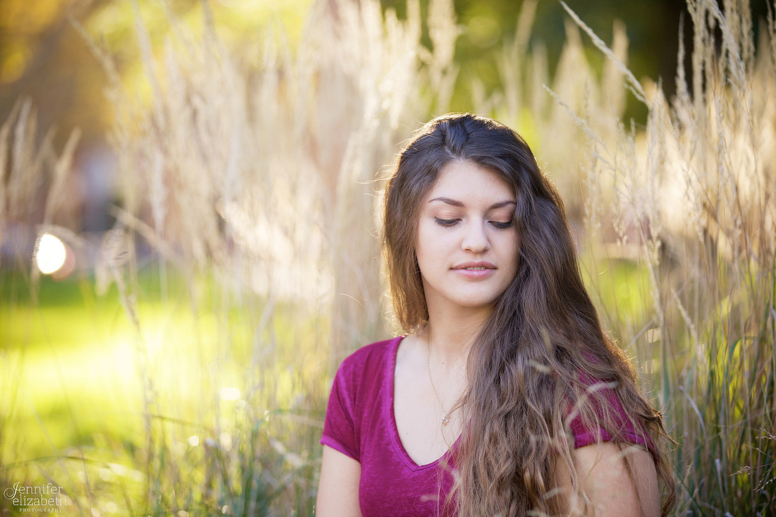 Lily' Senior Session in Goodale Park and the Short North